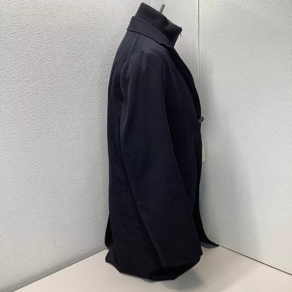 NEW JOHN HENRIC Men's Coat Elvas Wool Blend Navy Blue Size 48/US 38 - Picture 2 of 7